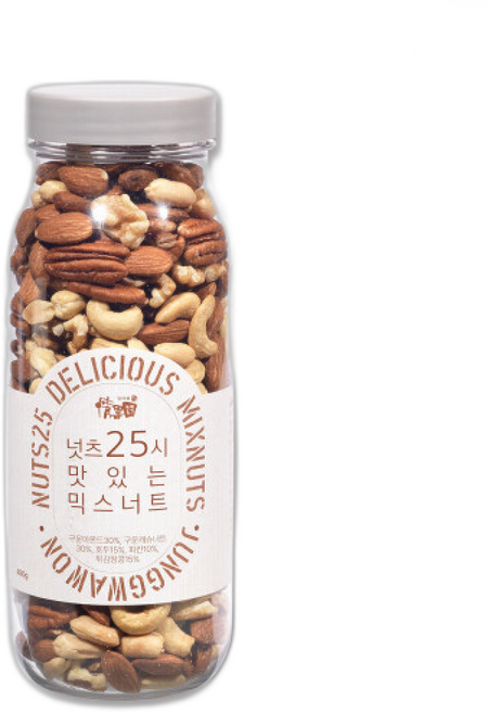(롯데백화점)넛츠25시 맛있는믹스너트 ( ), 1개, 480g