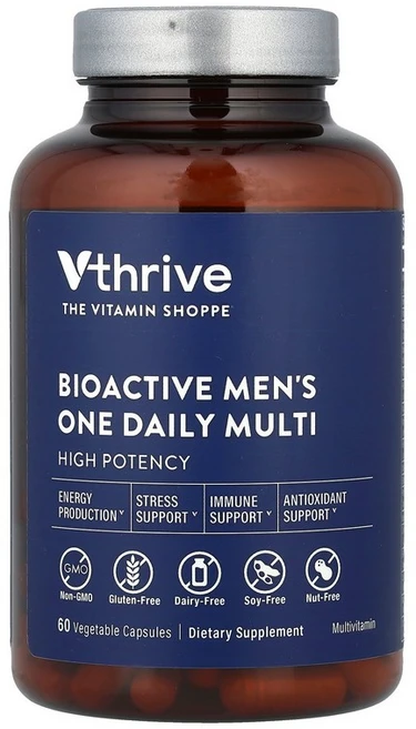Vthrive 생체 활성 남성용 원 데일리 멀티 베지 캡슐 60정 Vthrive (브이쓰라이브), 60 개, 1개 - 쿠팡