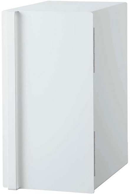 야마자키실업 Yamazaki 브레드 화이트 약 W22XD34.5XH41cm 쿠션 포함 타워 tower 공간 절약 카운터 상부 수납 빵 5680, 1개