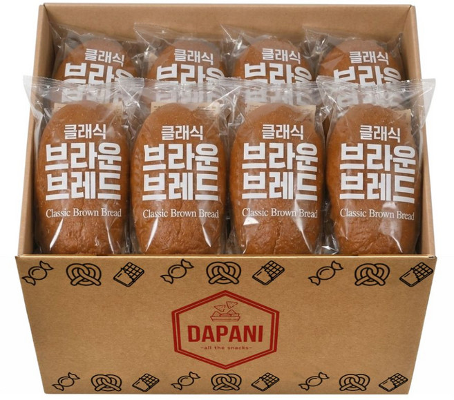 다파니 브라운브레드 부시맨빵 개별포장 12개