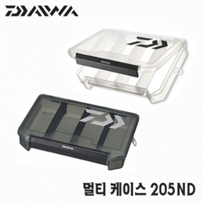 다이와 모어댄 멀티 케이스 루어 태클박스 205ND, 스모크, 1개