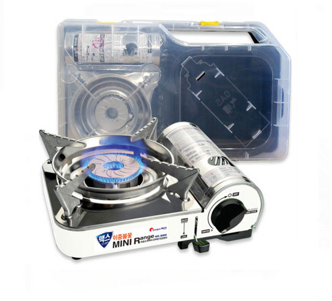 맥선맥스 미니 휴대용 가스렌지 세트, 혼합색상, 1세트