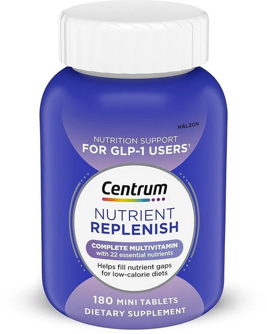 Centrum Nutrient Replenish GLP-1 영양 지원 멀티비타민 180정 6개월 분량, Centrum Nutrient Replenish GLP, 1개 - 쿠팡