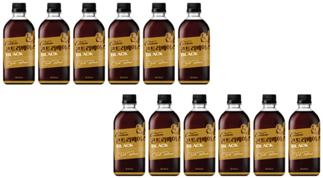 칸타타 콘트라베이스 콜드브루 블랙, 500ml, 12개