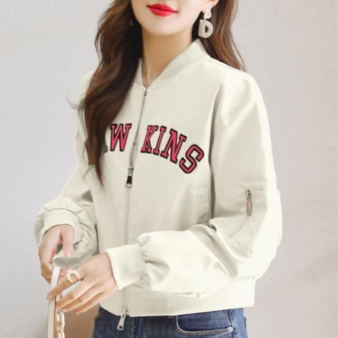 쩐쿠 여성 항공점퍼 블루종 데일리 집업 점퍼 6175