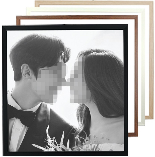 대성액자 다크원목 사진 상장 인테리어포스터 더블액자 보석십자수액자 주문제작가능 A4 A3 A2 40x50 40x60 40x80 50x60 50x70 50x80 60x90, 다크원목(소) 화이트, 1개