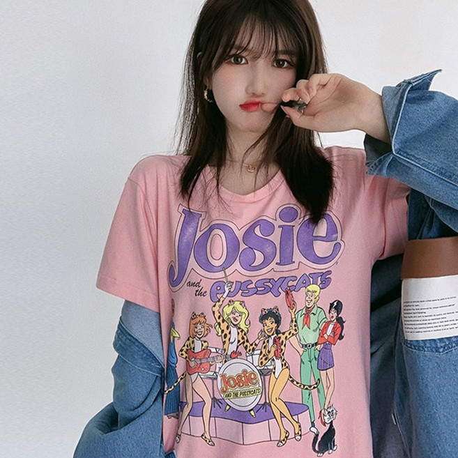 로지 쥬시 여성반팔티셔츠