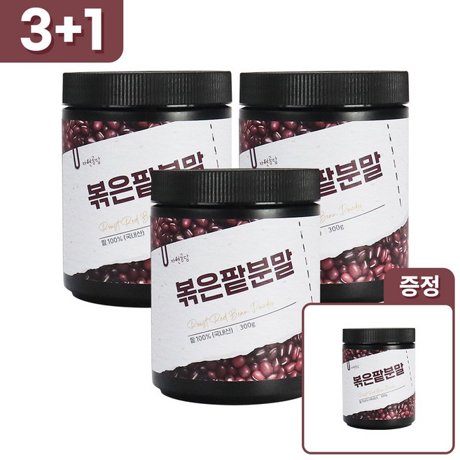 [3개 선택시 1개 더] 두손애약초 볶은팥분말, 3개, 300g