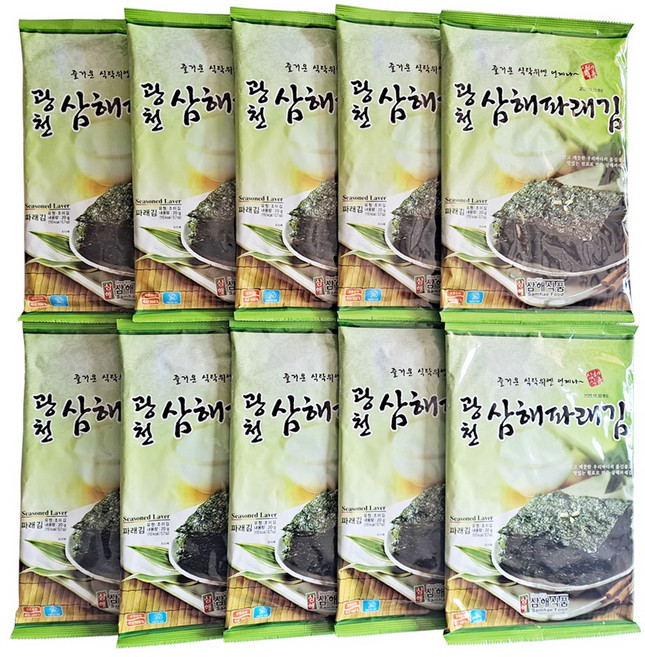 [삼해맛김] 광천김 파래 전장 2박스