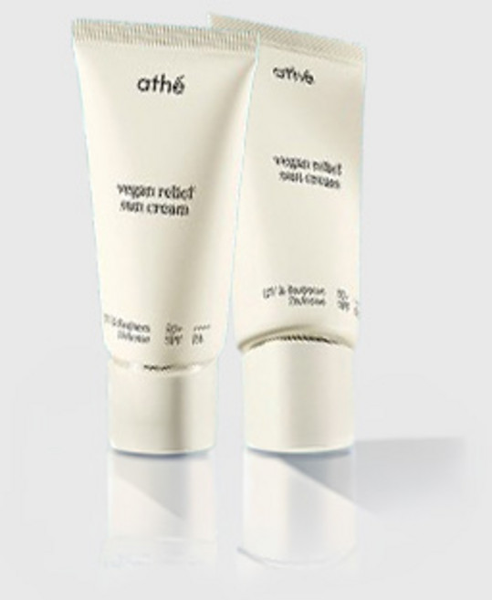 (쿠팡 hit) 아떼 비건 릴리프 선 크림 무기자차 썬크림 속 붉은기, 2개, 50ml