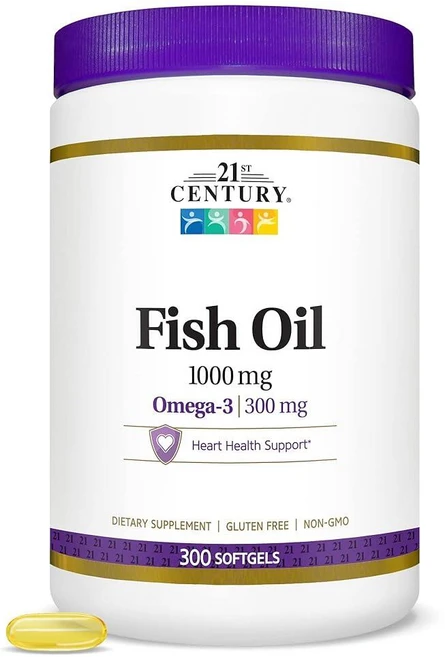 21세기센트리 피쉬 오일 1000mg 캡슐 300정, 1 - 쿠팡