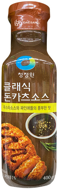 청정원 클래식 돈까스소스 400g 파인애플 돈까스소스, 1개