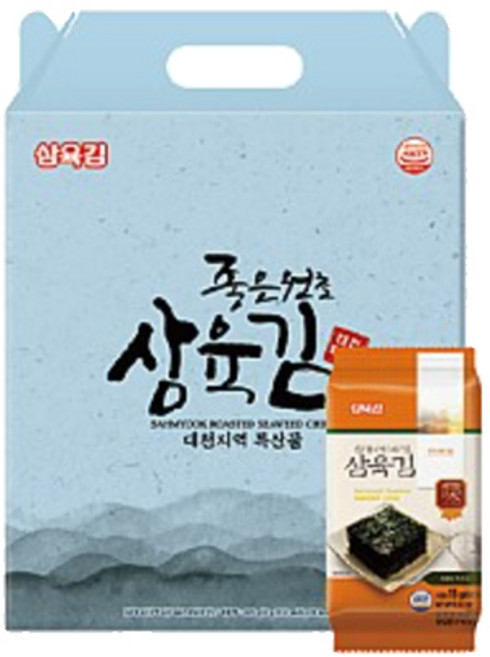 맛있는 삼육 김 선물세트 3호 식탁김 조미김 15g 15봉, 15개