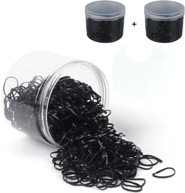 웜네스트 머리끈 대용량 여성 머리끈 1000개