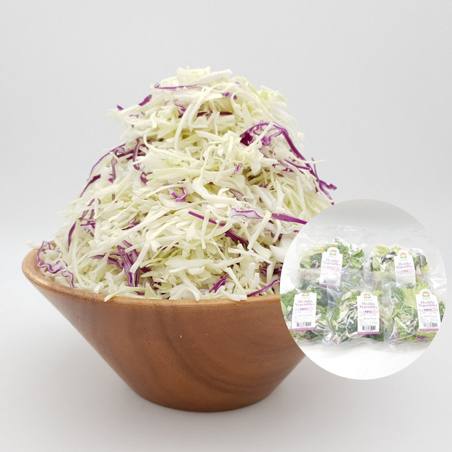 의령농산 건강채소 당일채소 당일제조 당일발송 양배추 적채 샐러드 1주 5일 구성 랜덤 추가증정 1팩, 양배추 적채 샐러드 100g 5팩 랜덤 추가증정 1팩, 100g