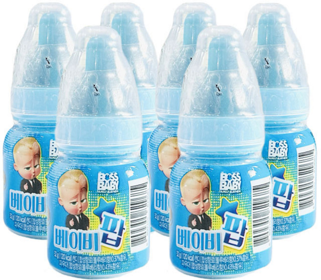 보스 베이비 팝 블루베리 맛 캔디, 32g, 6개