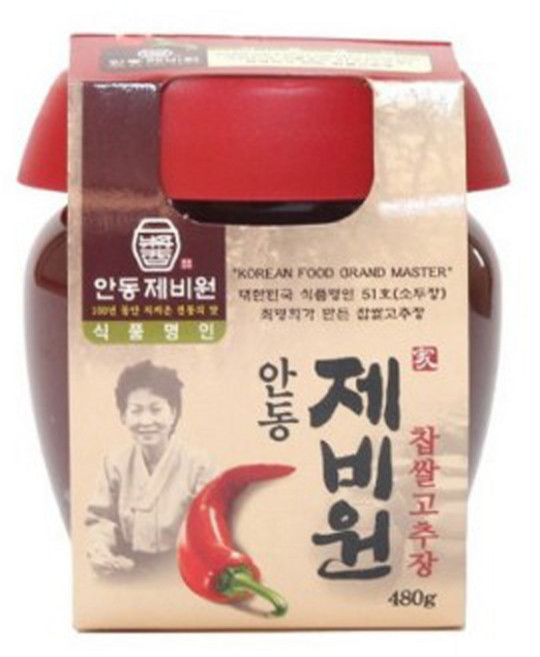 친환경팔도 안동 최명희 명인 고추장 480g, 1개