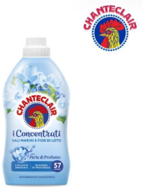 샹떼클레어 고농축 섬유유연제 씨솔트 & 연꽃, 1개, 1.14L