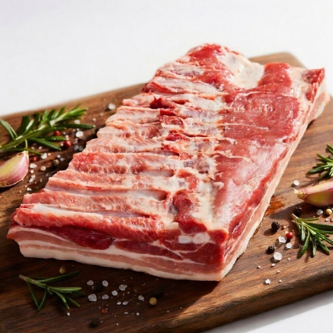 통삼겹살 캠핑용 바베큐 구이용 보쌈용 2kg, 1개