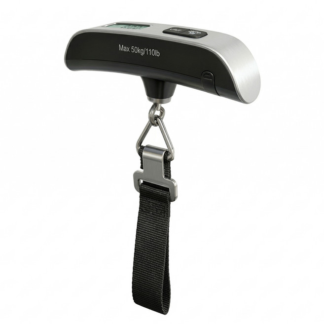 에스테 캐리어 수화물 핸디 저울 낚시 스트랩형 디지털 휴대용 손저울, 1개