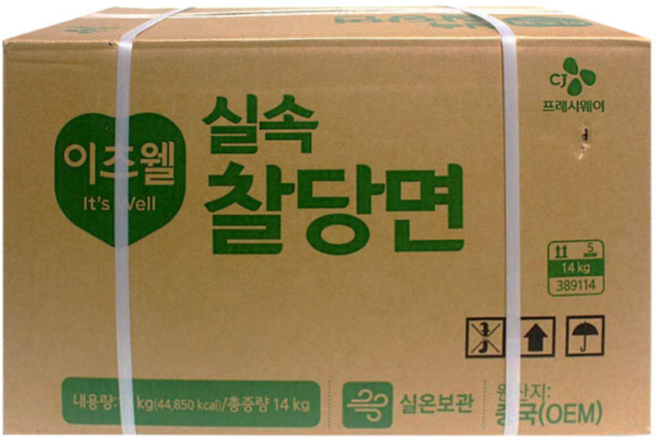 CJ 프레시웨이 이츠웰 실속 찰당면 13KG, 1개