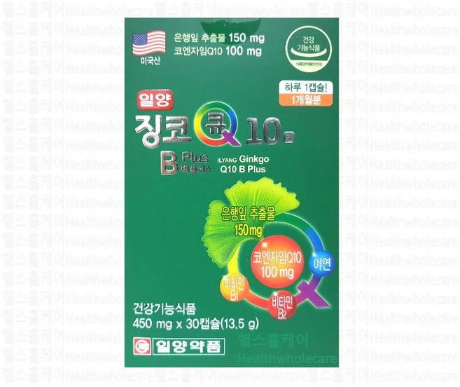 징코큐텐 플러스 30캡슐, 30정, 1개 - 쿠팡