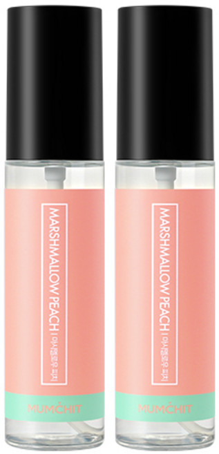 멈칫 섬유향수, 마시멜로우 피치, 70ml, 2개