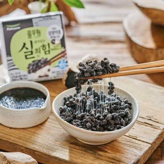 풀무원 국산 검정약콩 흑마늘 나또+흑마늘간장소스, 40개