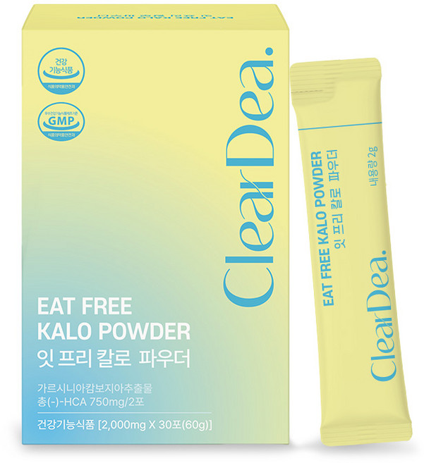 클리어디어 잇 프리 칼로 파우더 60g, 2개, 30회분