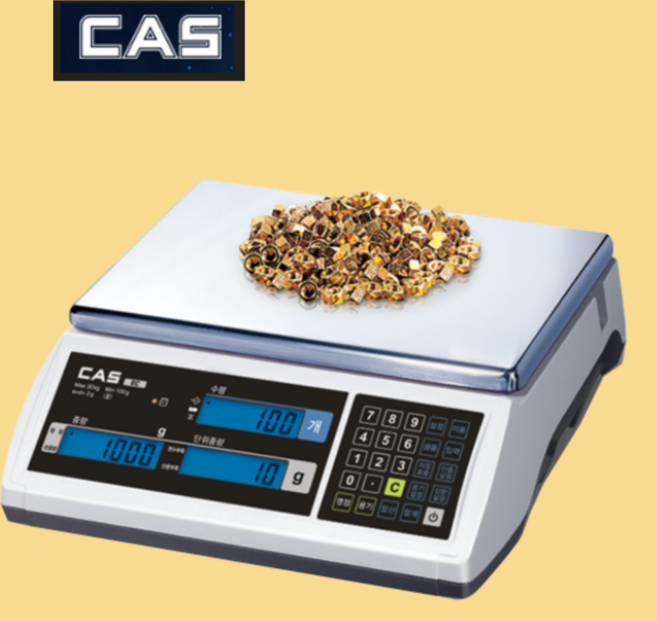 카스 계수용 전자 디지털 저울 EC 3kg 6kg 15kg 30kg, 3kg(0.2g), 1개