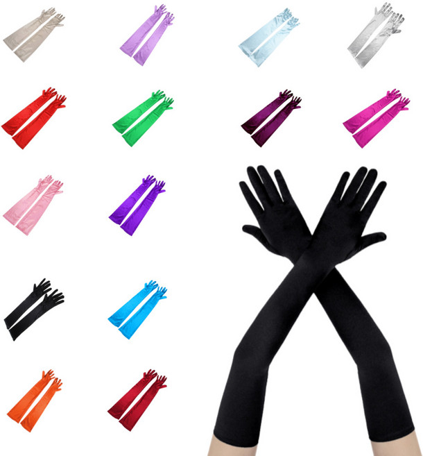 피옹 새틴 롱 장갑