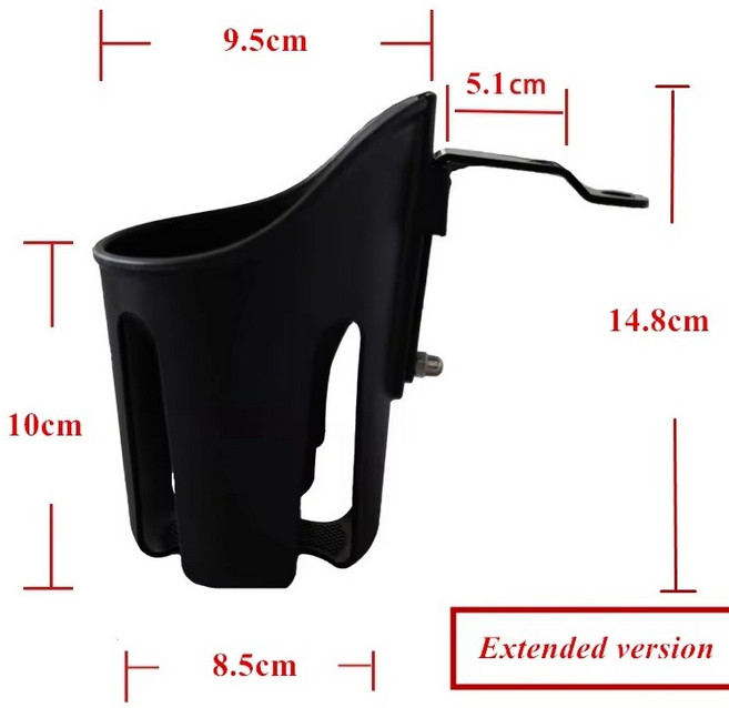 오토바이 컵홀더 전기오토바이 컵홀더 물병거치대, 긴 브라켓 (통상적으로 많이 주문하십니다), 1개
