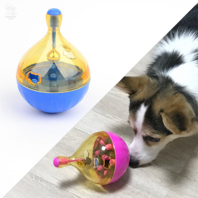 WITHNAMU 오뚝이 애견 스낵볼 애견호기심장난감