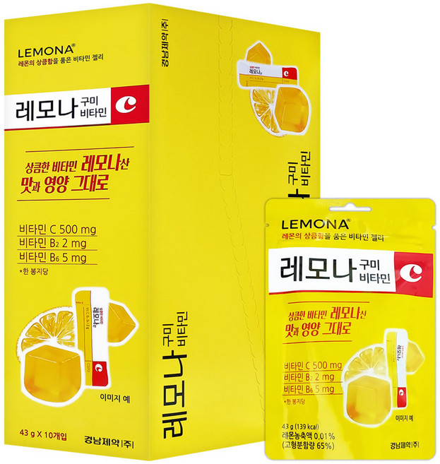 레모나 구미 비타민, 43g, 10개