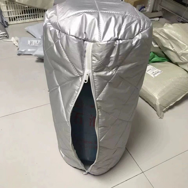 가스통 가스 lpg 통 가게 식당 부엌 주방 공업용 공장 업소용 자외선 햇빛 차단 가리개 커버 덮개 낚시 캠핑 시골 전원 주택 휴대용 야외 실내 보온 천 하비리아, 실버 50kg, 1개