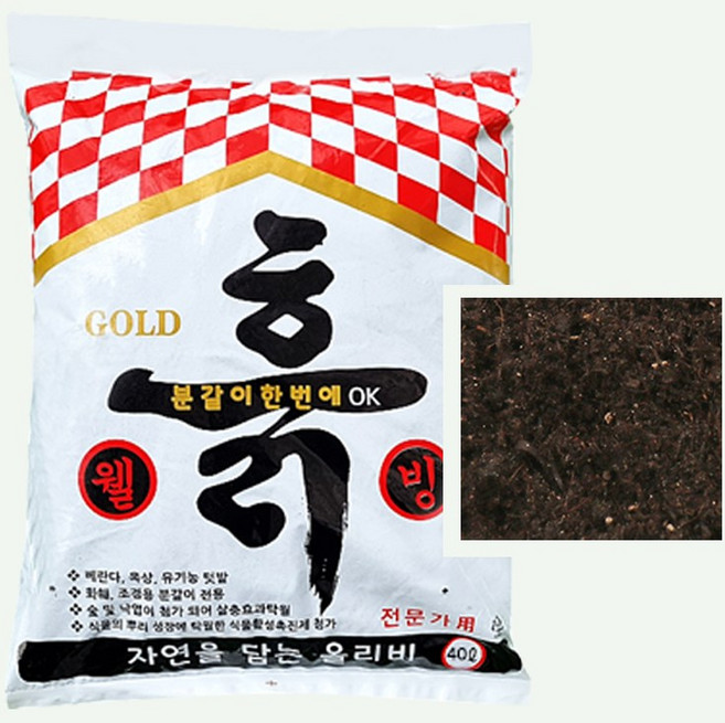 갑조네 분갈이용 흙, 1개, 40L