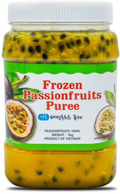 신정푸드 패션후르츠퓨레1kg, 1kg, 1개