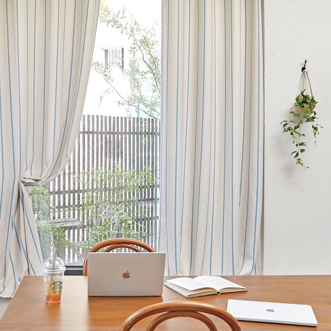 캔디롤 3중직 아일렛 암막커튼 1+1