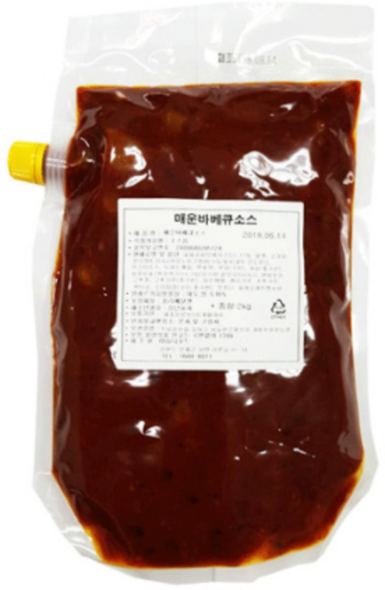 유니푸드 매운 바베큐소스 2kg, 1개