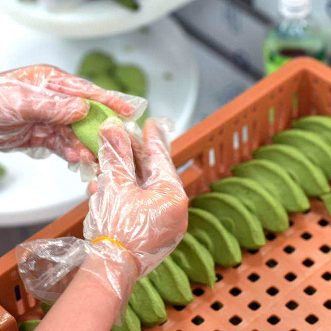 수제 냉동 생 모시송편 3종 25ea선택 (통동부/기피속/흑임자)/bd 안찐송편, 2.생 기피속 25개, 1.2kg