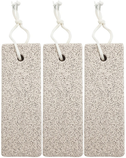 발 뒤꿈치 각질제거 돌 (대) / 굳은살제거 풋파일, 1개입, 3개