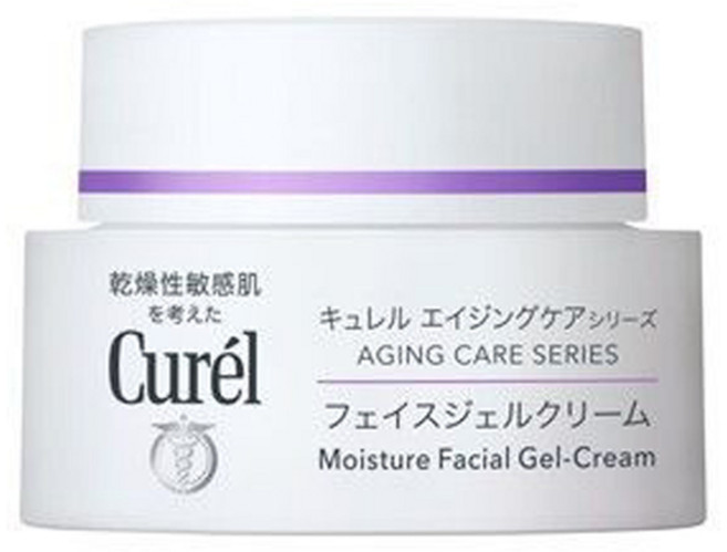 Curel 珂潤 抗老護理系列保濕臉部凝膠霜, 40g, 1個