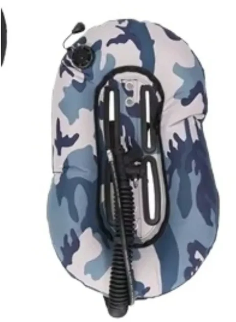 부력 조절기 30 LBS 스쿠버 다이빙 백마운트 싱글 탱크 BCD 윙 전용, 02 Blue Camo