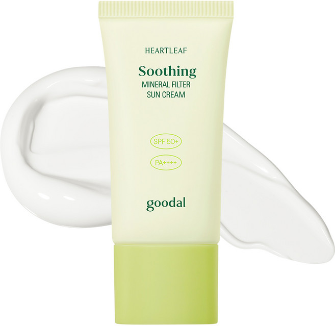 [증정] 구달 맑은어성초 진정 무기자차 선크림 SPF50+/PA++++, 1개, 50ml