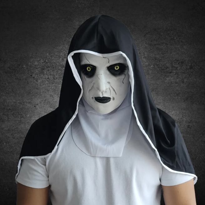 할로윈 더넌 귀신 가면 컨져링 공포 마스크, 1개