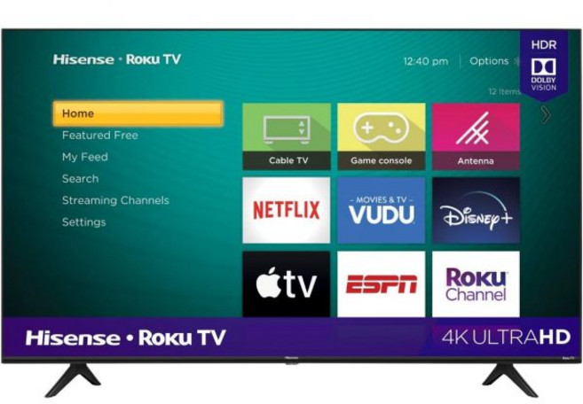 Hisense 58R6E3 58인치 모델 2020 4K Roku 스마트 TV LED와 Google 어시스턴트 및 Alexa 모션 레이트 120 HDR10 DTS 스튜디오, 75 Inches