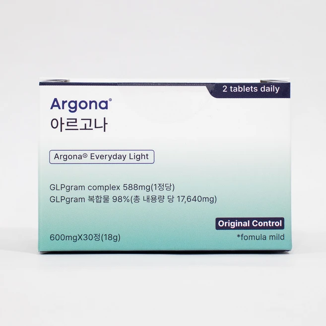 아르고나 정 GLPgram 18g 600mg, 1개, 30정 - 쿠팡
