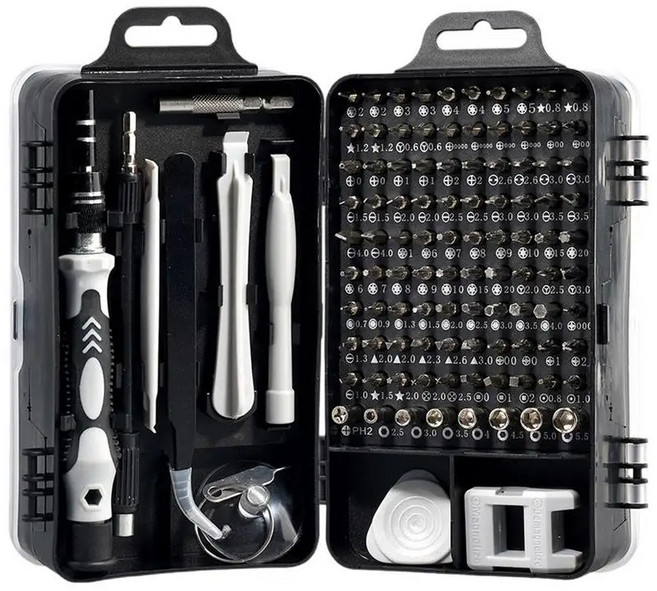 니토 멀티 드라이버 세트 115 in 1 만능 정밀 공구 별 삼각 휴대 스마트폰 테블릿 분해, NG83M. 멀티 드라이버 세트 115 in 1, 1개