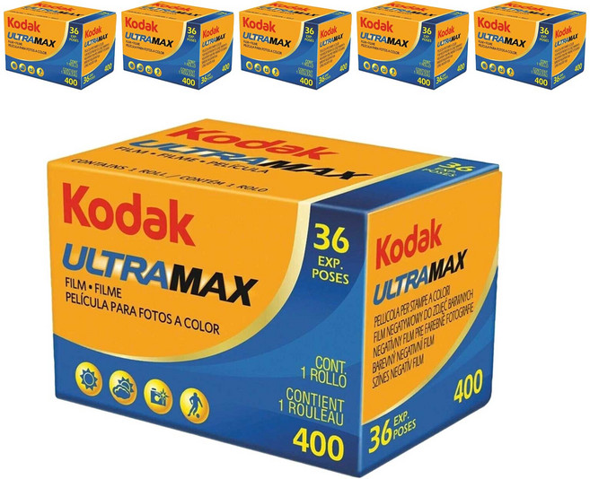 코닥 울트라맥스 400 36컷 컬러 프린트 필름 35mm, 6개
