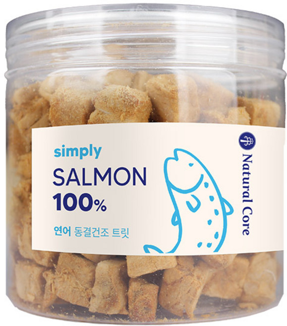 네츄럴코어 심플리 동결건조, 1개, 60g, 연어